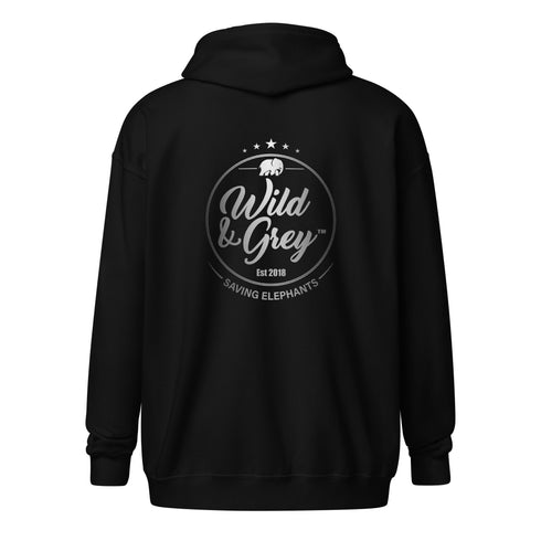 Elephant Stars - Full Zip Womens Hoodie